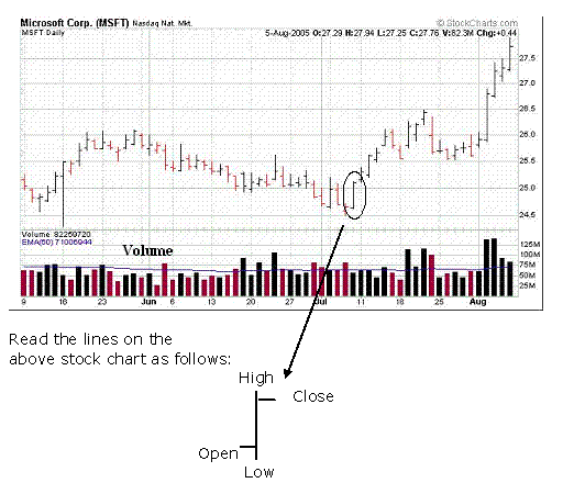 daily stock chart